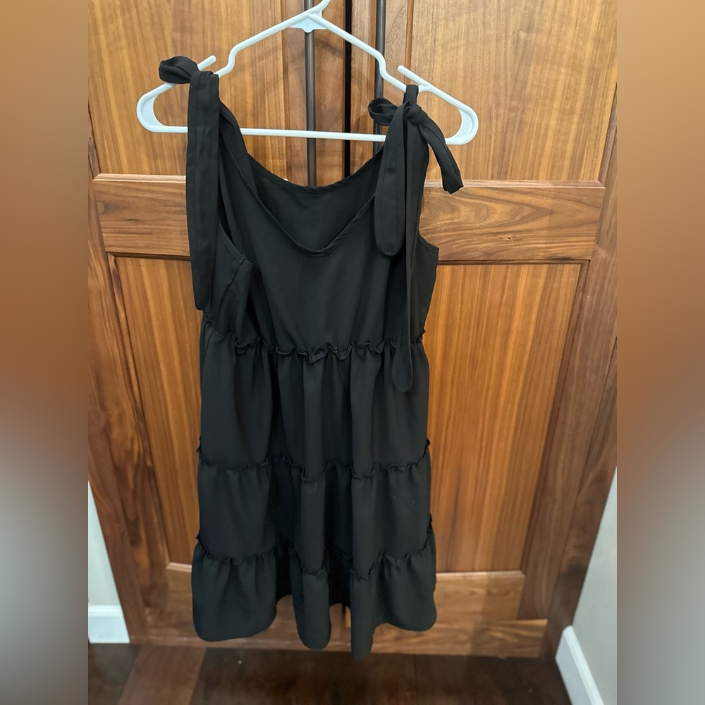 Black baby doll dress